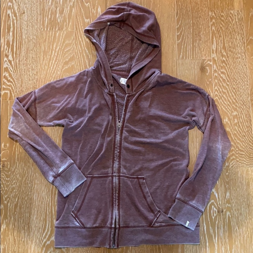 Volcom - women’s dark purple zip hoodie